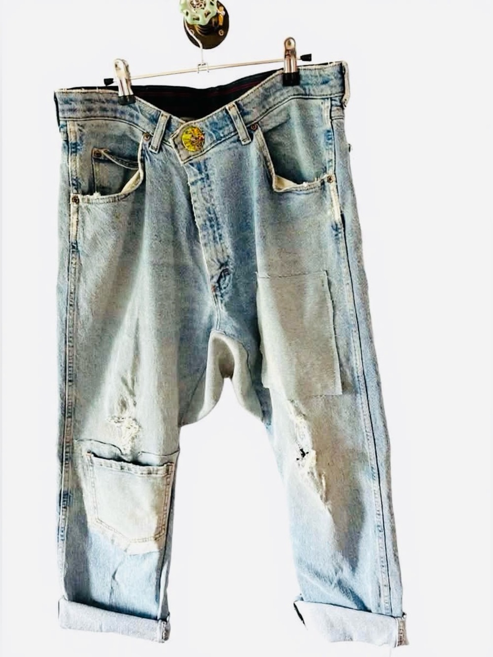 Wrangler drop crotch jeans